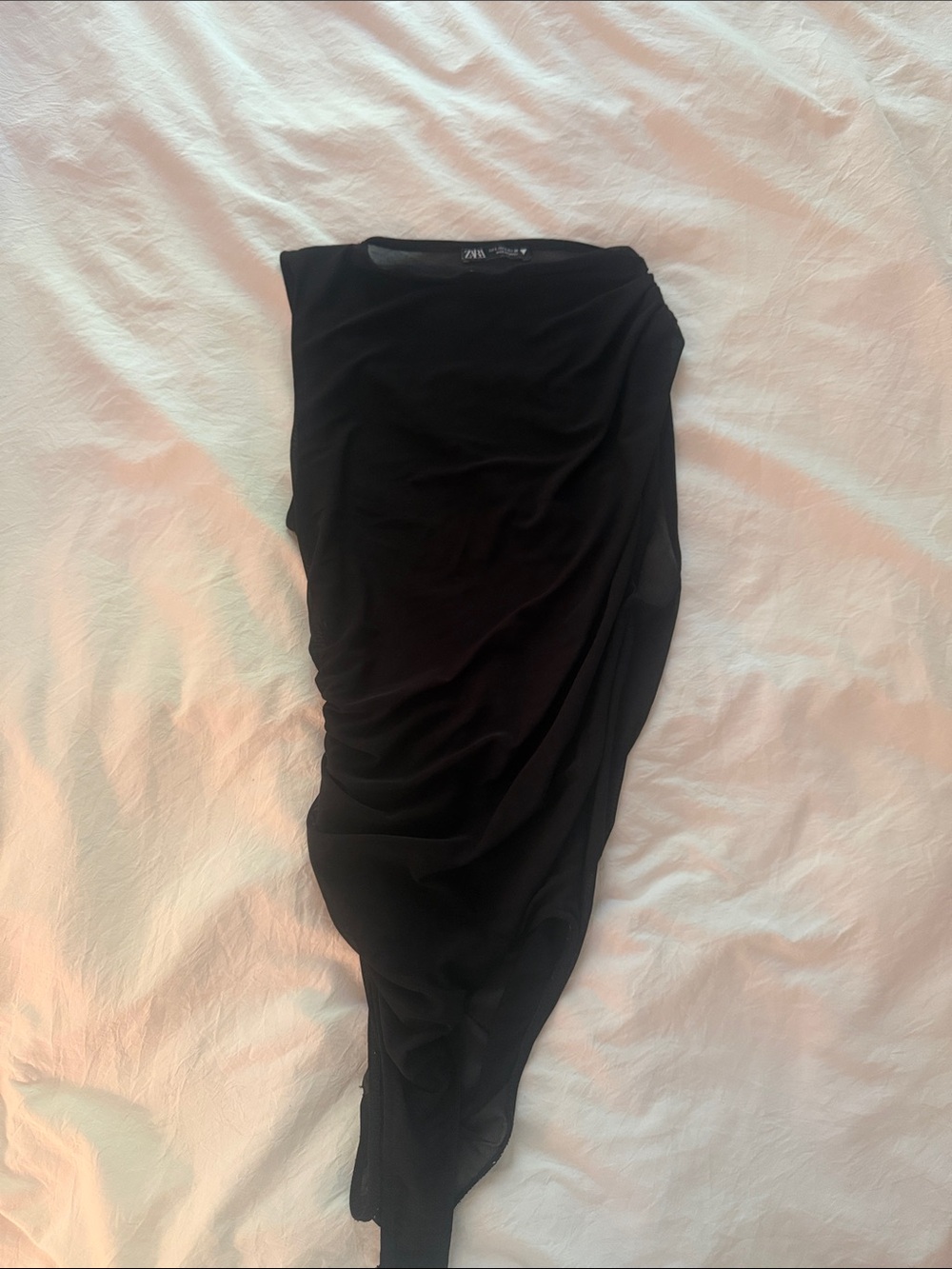 Zara Black Mesh Bodysuit